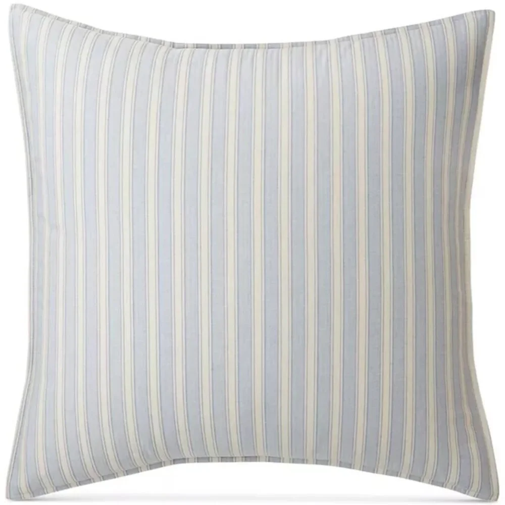 Lauren Ralph Lauren Graydon Bold Stripe Dune Chambray European Sham